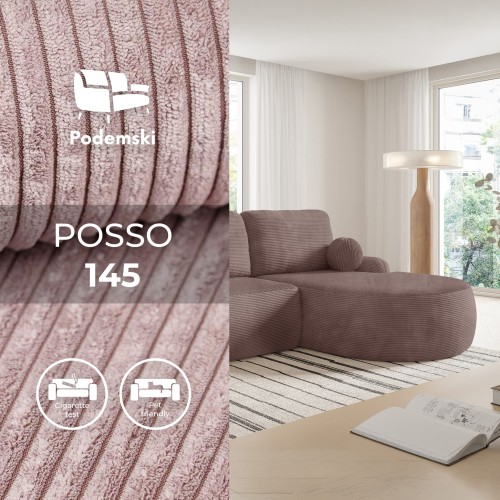 Narożnik MIKI L Prawostronny Zdjęcie Tkaniny Poso 145 Sztruks.jpg