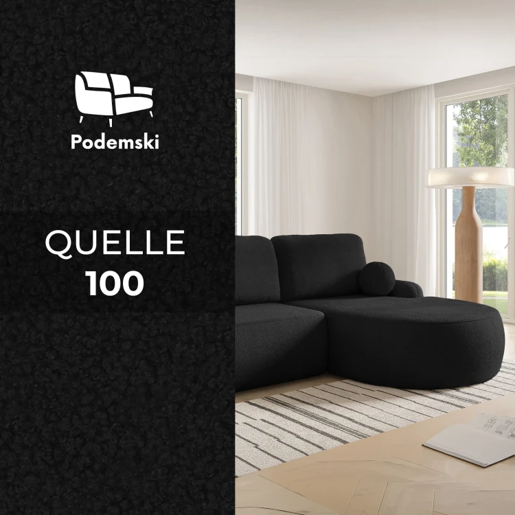 Narożnik MIKI L Prawostronny Zdjęcie Tkaniny Quelle 100 Boucle